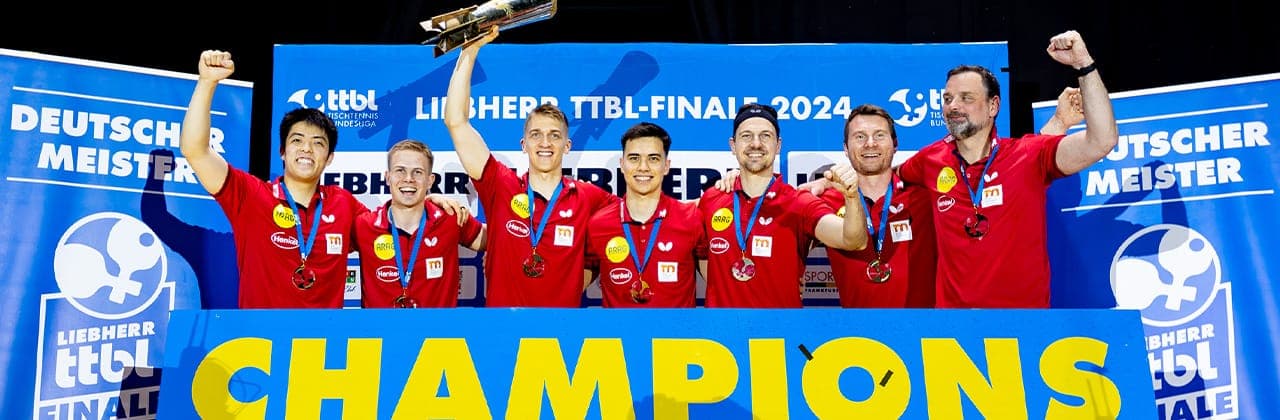 Borussia Düsseldorf gewinnt das Liebherr TTBL-Finale und ist Deutscher Meister 2024