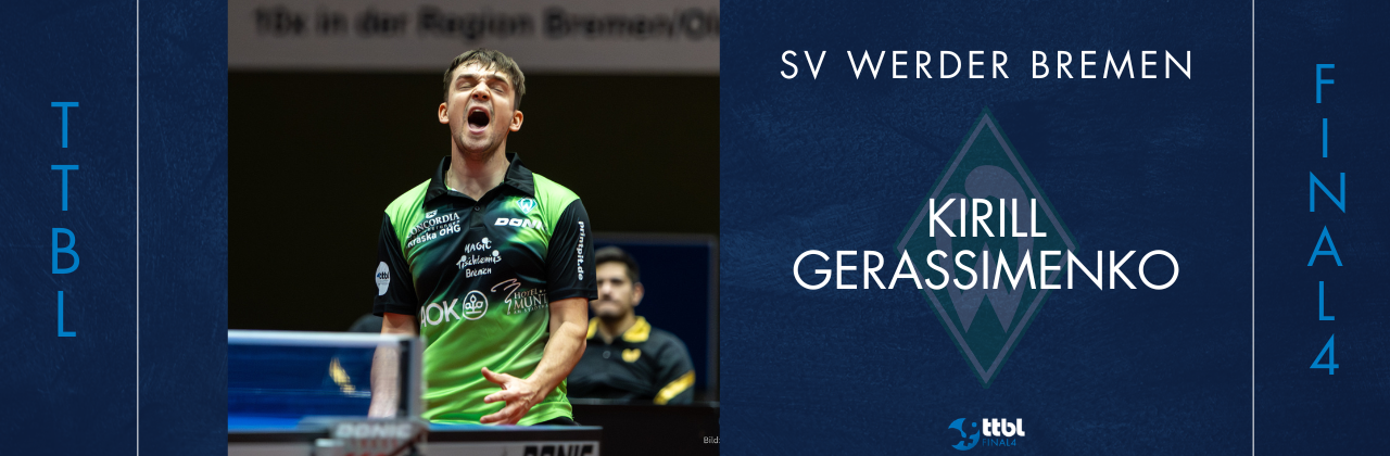 Final4-Stars im Interview Kirill Gerassimenko (SV Werder Bremen): „Wir können zeigen, was wir draufhaben“