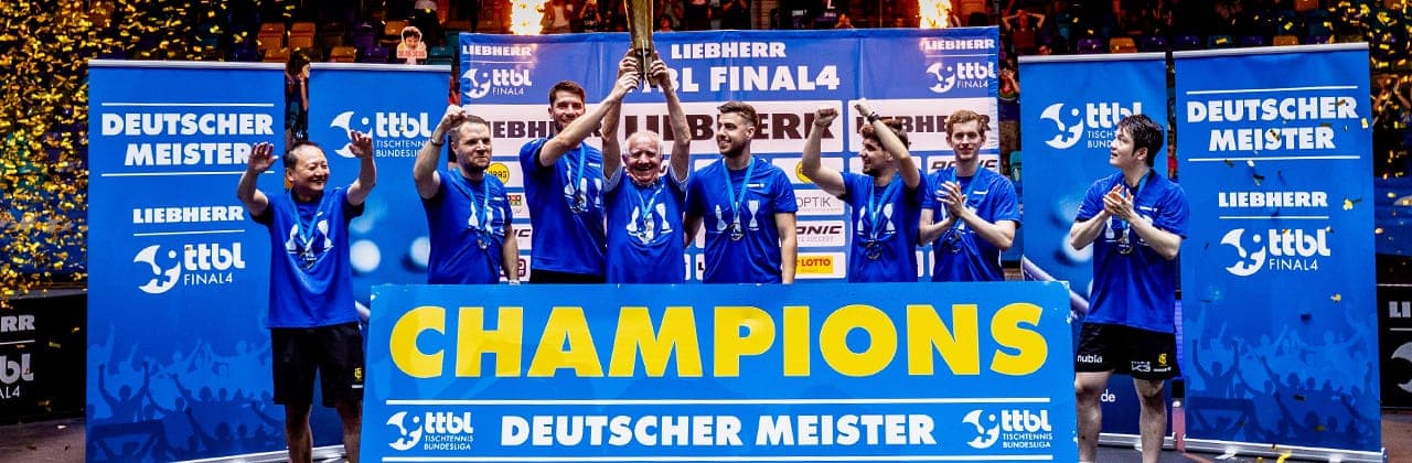 Triple-Traum erfüllt: Saarbrücken gewinnt das Liebherr TTBL Final4 und ist Deutscher Meister