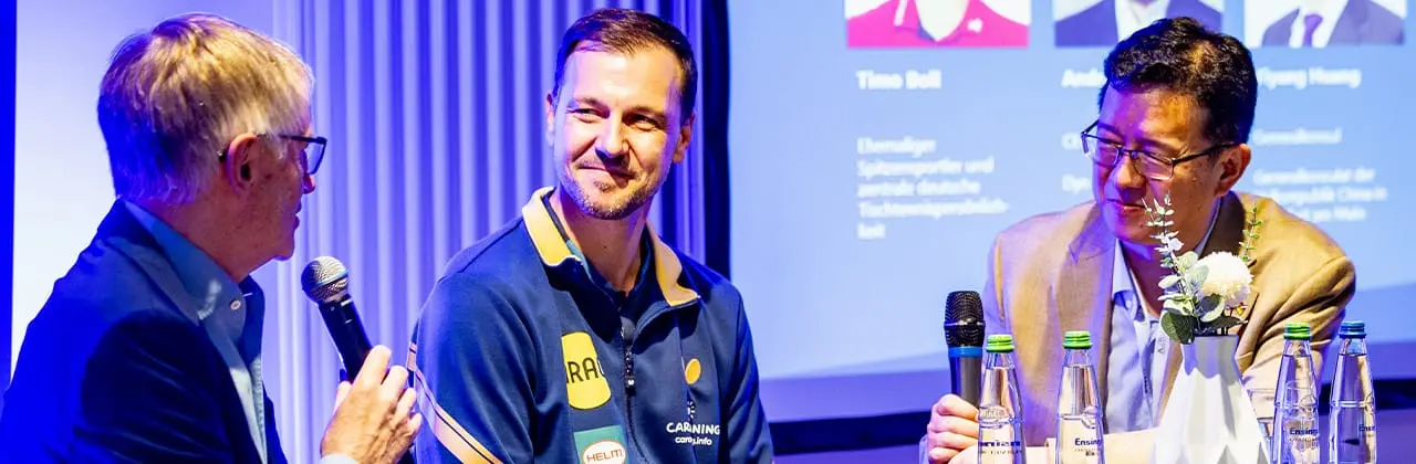 TTBL hosts first German-Chinese economic forum | Timo Boll: “Sports can serve as a role model”