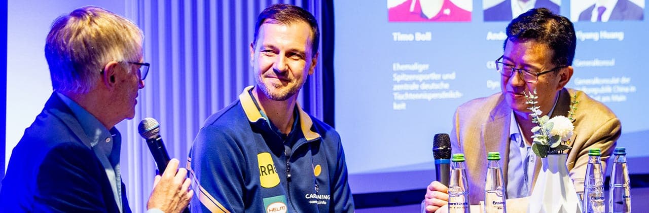 TTBL richtet erstes Deutsch-Chinesisches Wirtschaftsforum aus | Timo Boll: „Sport kann ein Vorbild sein“