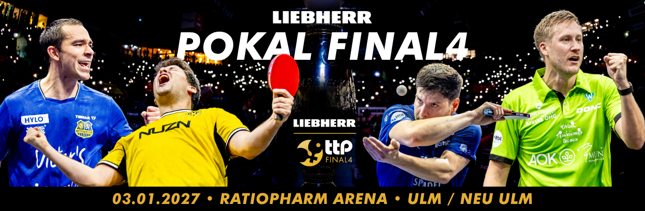 Vier Topteams. Ein Pokal. Ein Titeltraum. | Jetzt Tickets für das Liebherr Pokal Final4 2027 sichern